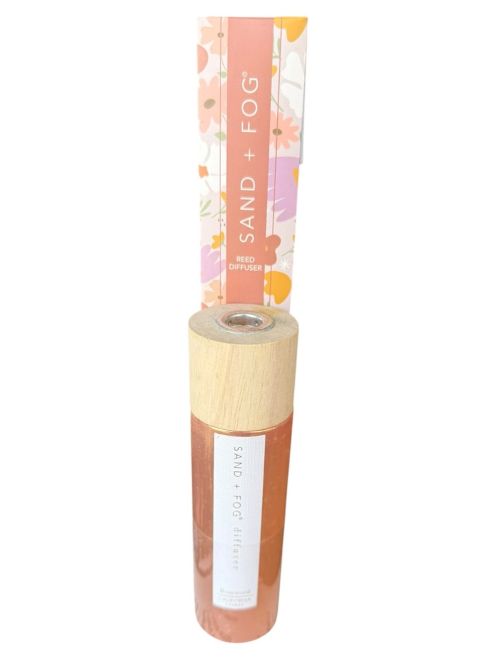 Sand + Fog Rosewood Reed Diffuser 100ml California Coast NIB Sealed